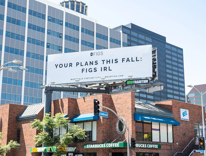 California Los Angeles/Los Angeles Billboards Figs Ad