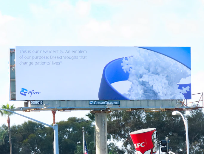 California San Diego/San Diego Billboards Pfizer Ad