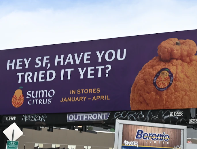 California San Francisco/Billboards In San Francisco Sumo Citrus