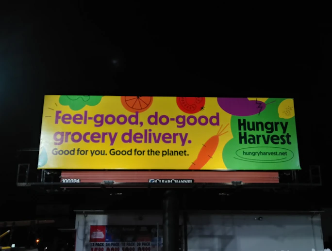 Maryland Baltimore/Baltimore Billboards Clear Channel Hungry Harvest Ad