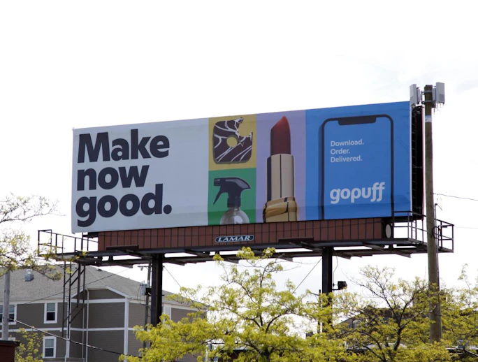 Ohio Cleveland/Billboards In Cleveland Gopuff Ad